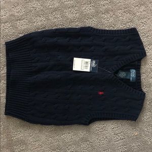 Polo vest brand new with tags, size 4